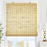 26 1/5'' W X 72'' H Bamboo Roll Up Shades RET $46