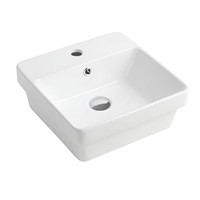 15.75" Countertop Bathroom Sink Drop-In Small