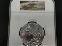 2015  5 troy oz. .999 silver round first release i