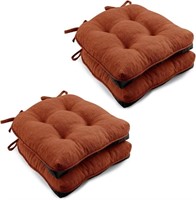 4 Pack, 15.5" X 15.5" Kitchen Chair Cushions
