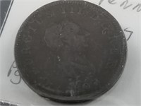 1807 Great Britain copper half penny