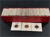 Box of mixed individually packaged wheat cents