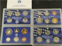 Two complete 2004 Mint sets, 1 box is missing all