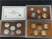 2011 US Mint proof set with Presidential dollar