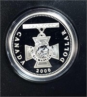 2006 Victoria Cross Proof Dollar