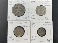 Incredibly rare Cuban silver coin collection 1921