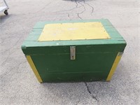 Green & Yellow Tack Trunk/ tool box/ crate