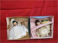 (2)Madame Alexander dolls w/boxes. Vintage