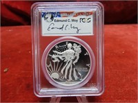 2013 PCGS MS 70 graded fine Silver Eagle US coin.
