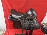 Vintage English saddle.