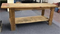 7’ Workbench with Craftsman 4" Vise