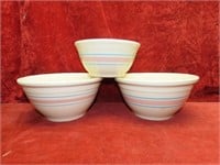 (3)McCoy Mixing bowls.