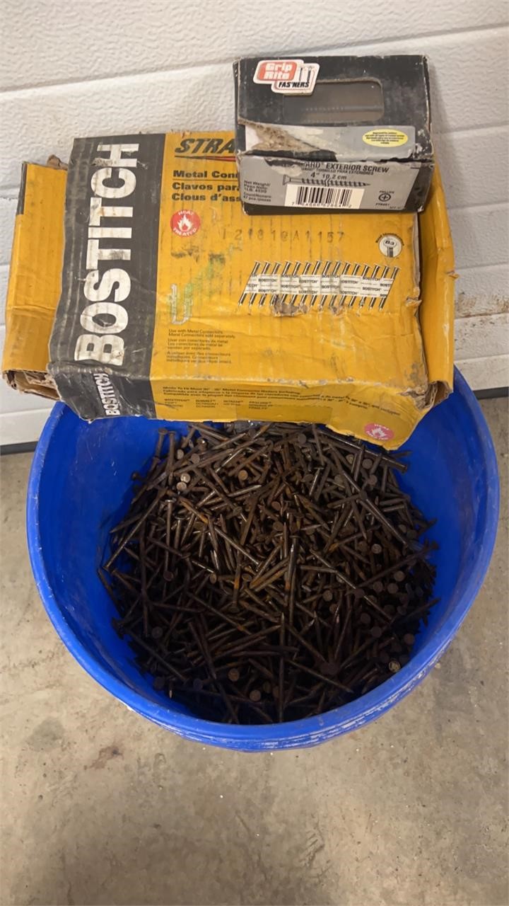 Lot of screws and nails