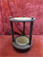 Vintage rattan side table.