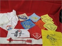Vintage boy scouts items lot. Handkerchiefs