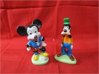 (2)Walt Disney Productions Mickey mouse Figure.