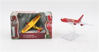 Coca-Cola Model Airplane & Jet