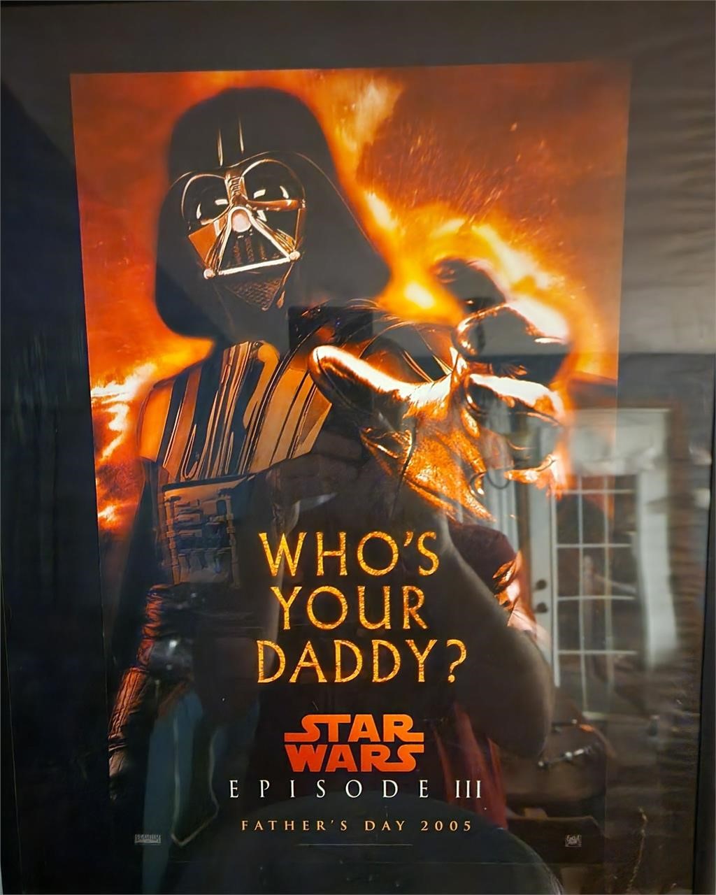 16x20 Star Wars Whos Your Daddy Movie Poster
