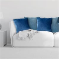 4pcs Blue Throw Pillow Covers 18 x 18 In - 1 PACK