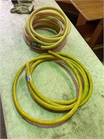 2- rubber hoses- sizes in pics