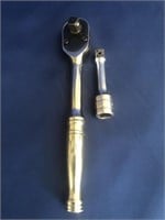 SNAP-ON 3/8 INCH DRIVE RATCHET WITH 3 INCH