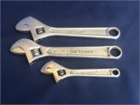 CRAFTSMAN 6 INCH ADJUSTABLE WRENCH AND A PROTO 6