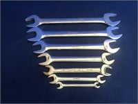 SNAP-ON DUAL SIZE OPEN END WRENCH SET. 1/4-1 INCH