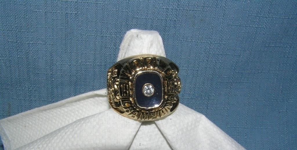 NY Mets 1986 world champions World Series replica