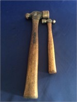 LARGE AND SMALL WOOD HANDLE BALL PEEN HAMMERS 15