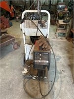 LINCOLN ELECTRIC SP-125 PLUS WELDER ON CART.