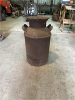METAL MILK CAN 19 INCHES
