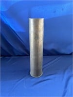 VINTAGE WW1 TRENCH ART US NAVY 75MM SHELL CASING
