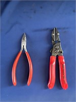 SNAP-ON 94ACP MINI PLIERS AND BLUE POINT PHP3