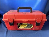 PLANO TOOLBOX 20x10x9 INCHES WITH VARIOUS TOOLS