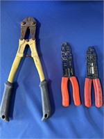 WORKFORCE 14 INCH WIRE CUTTER AND A PAIR OF