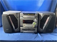 PANASONIC STEREO SYSTEM. POWERS UP GREAT!