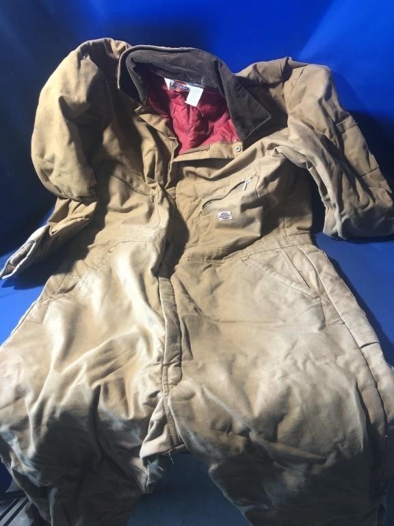 DICKIES INSULATED COVERALLS.  CHEST 46/48 LONG