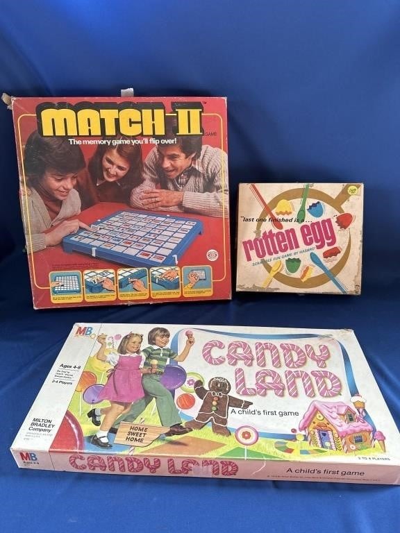 THREE BOARD GAMES FOR THE FAMILY! MATCH II,