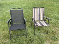 TWO MORE LAWN CHAIRS! ENJOY THE OUTDOORS!