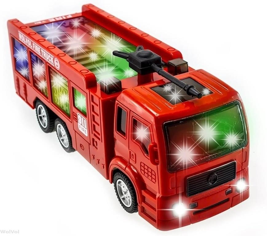 Electric Firetruck Toy  for Toddlers 3-5
