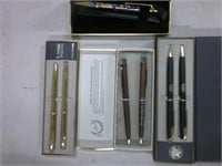 two sets Parker pens, Cattleya pen