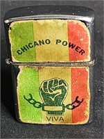 Vintage Chicano POWER VIVA LIGHTER FROM JAPAN