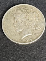 Peace Dollar Silver Coin $1 1922 from large