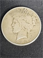 Peace Dollar Silver Coin $1 1922 from large