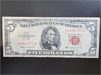 1963 $5 Bill.