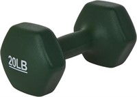 Coated Hexagon Workout Dumbbell - 20LB