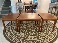 3 Danish Mid-Century Modern Tables Made Denmark