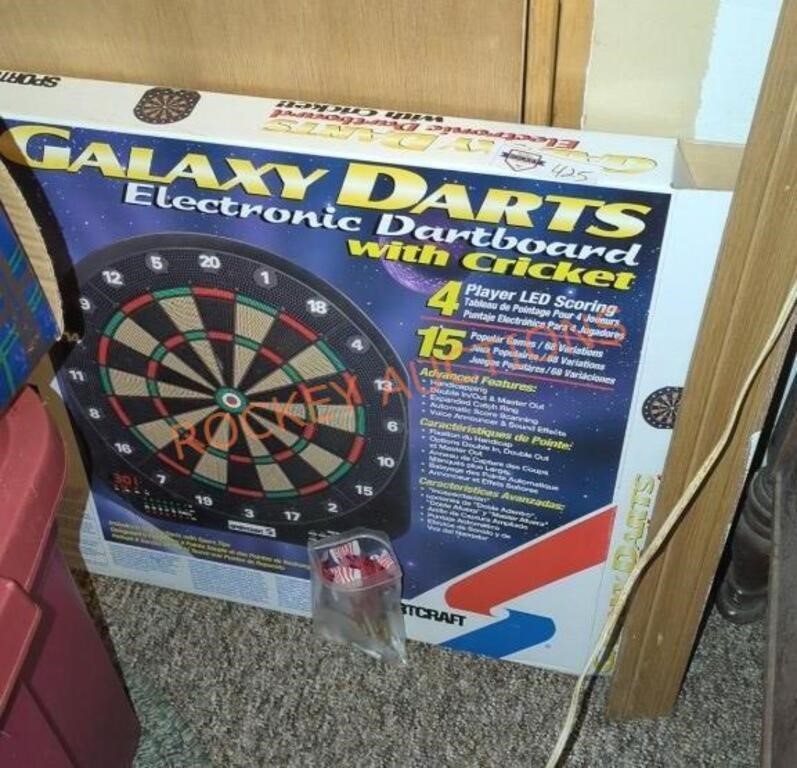 Galaxy dartboard electronic