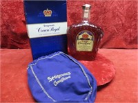 1966 Sealed Crown Royal Whiskey 1 Qt.