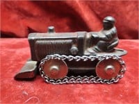 Antique Cast iron Kilgore? Dozer toy.